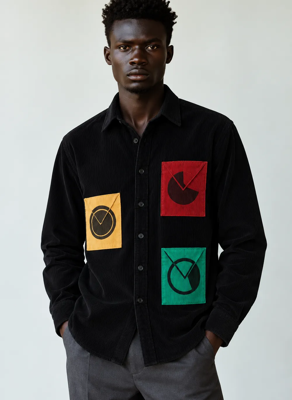 A Moontian in the genuine moon-phase patch shirt